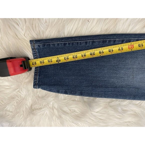 Madewell The Perfect‎ Vintage Crop Blue Jeans Size 27 Button Fly Stretch - Picture 10 of 10